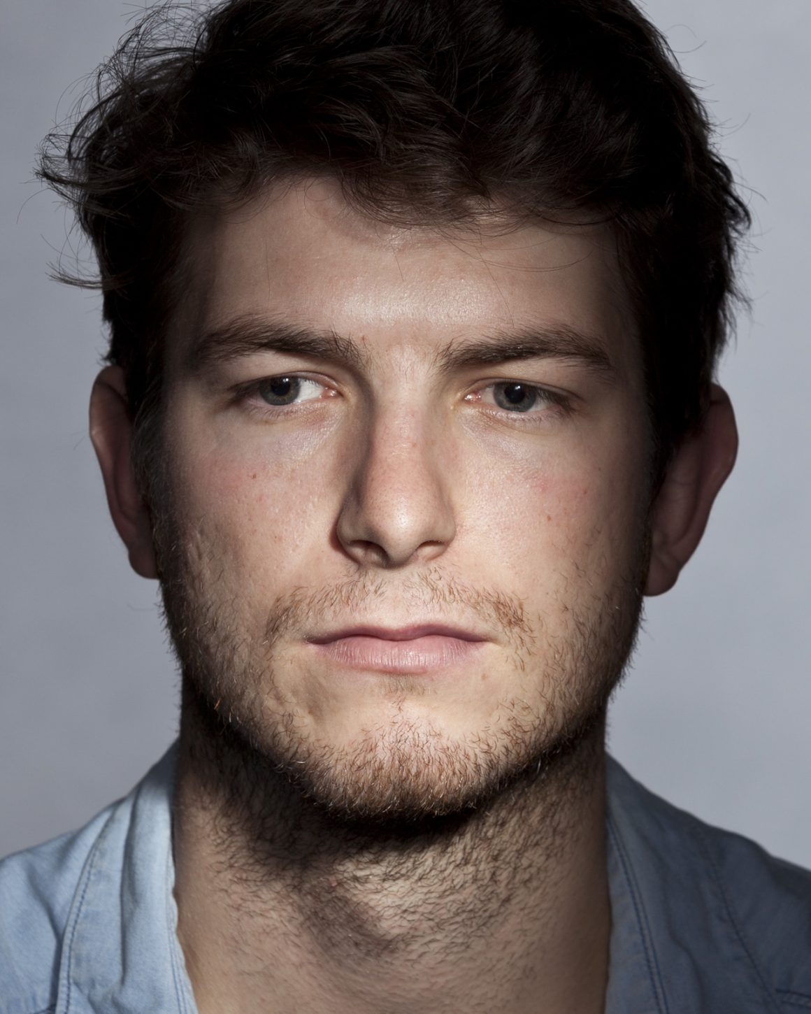 Portrait of Sean Pollard, lead singer from Split Seconds